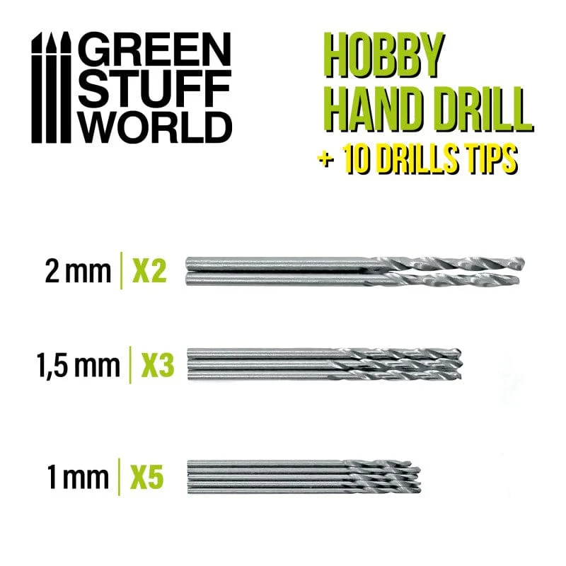 GSW Hand Drill with 10x Drill Bits - Image 3