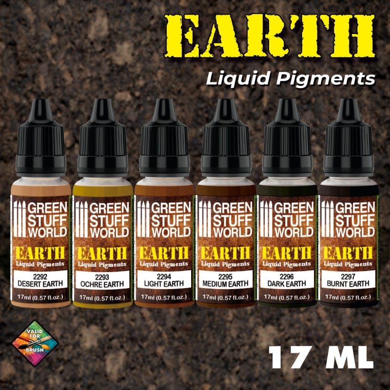 GSW Liquid Pigments Set Earth - Image 2