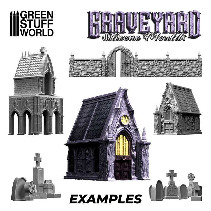 GSW Silicone Mold - Graveyard Crypt - Image 2