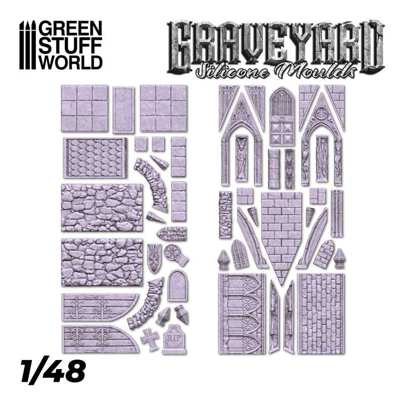 GSW Silicone Mold - Graveyard Crypt - Image 3