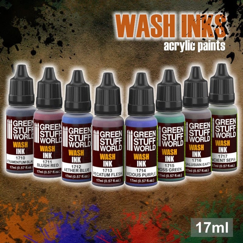 GSW Acrylic Paint Set - Wash Inks - Image 2