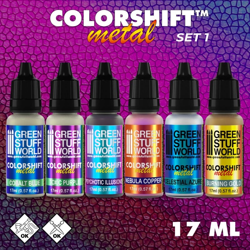 GSW Colorshift Chameleon Acrylic Paint Set #1 x6 - Image 2