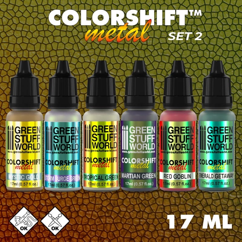 GSW Colorshift Chameleon Acrylic Paint Set #2 x6 - Image 2