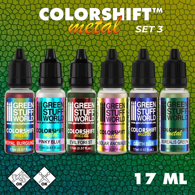 GSW Colorshift Chameleon Acrylic Paint Set #3 x6 - Image 2