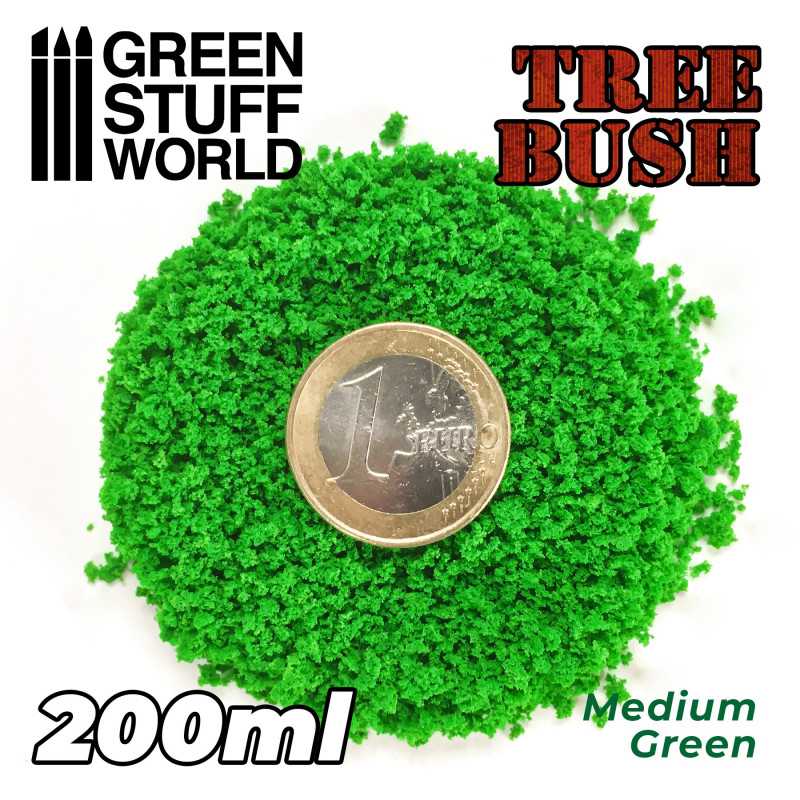 GSW Flocking - Tree Bushes - Medium Green - 200ml - Image 2
