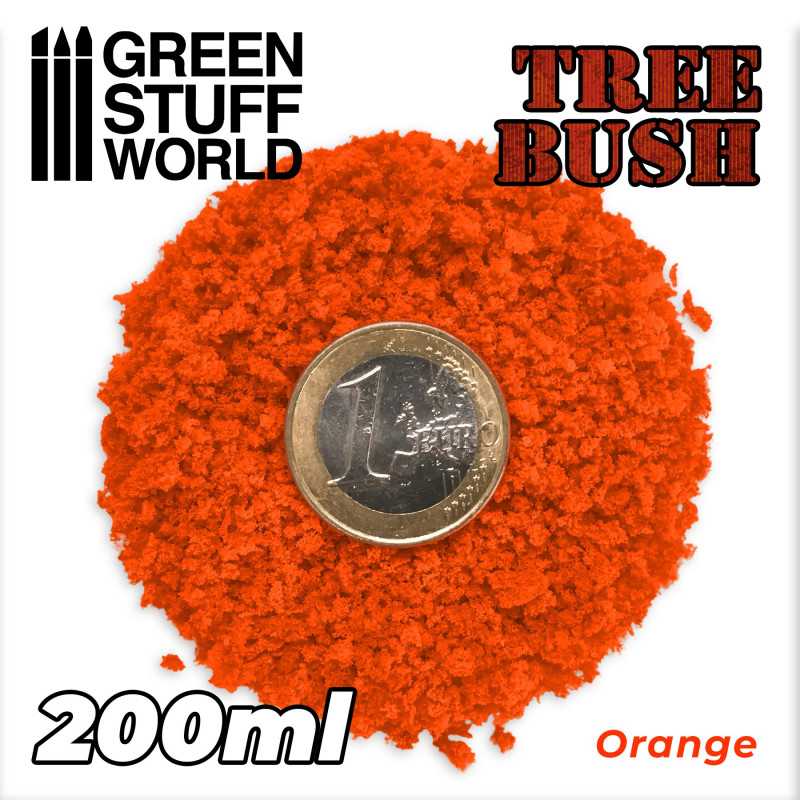 GSW Flocking - Tree Bushes - Orange - 200ml - Image 2
