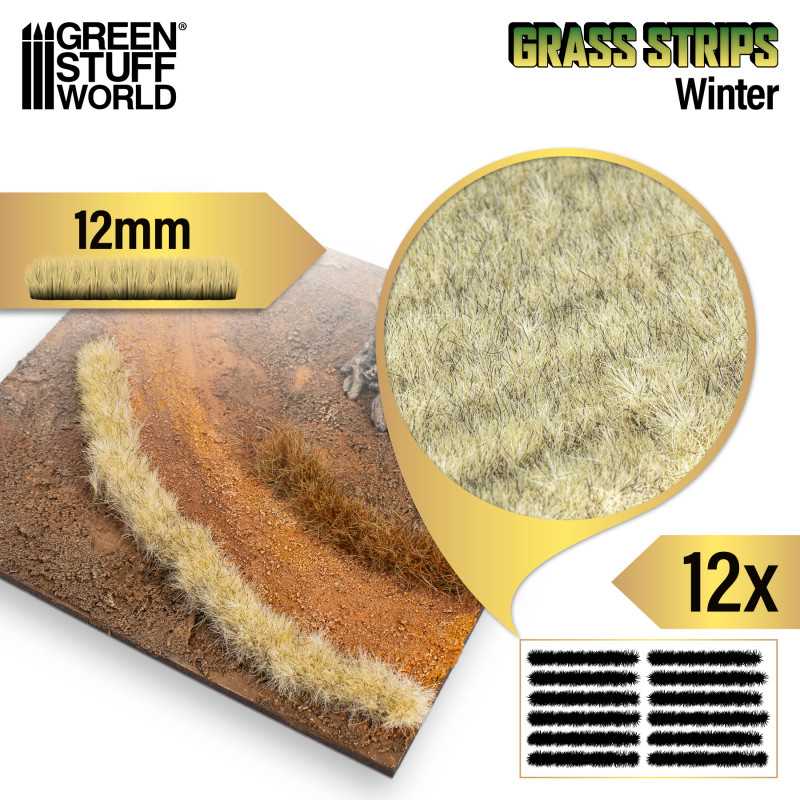 GSW Grass Strips 12mm - Winter - Image 2