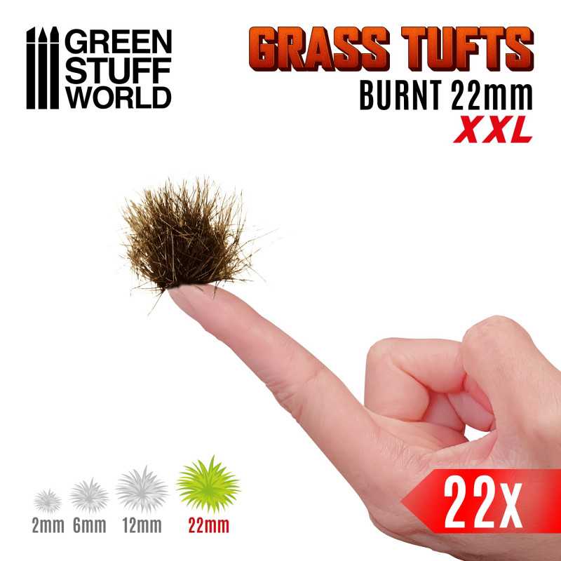 GSW Grass Tufts XXL 22mm - Burnt Brown - Image 2