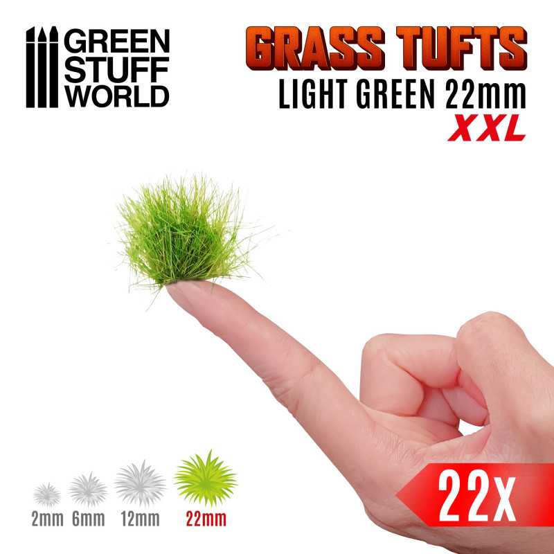 GSW Grass Tufts XXL 22mm - Light Green - Image 2