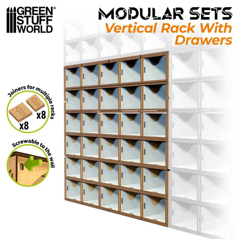 GSW Painting Desk Organizers - Vertical Drawers x30 - Image 2