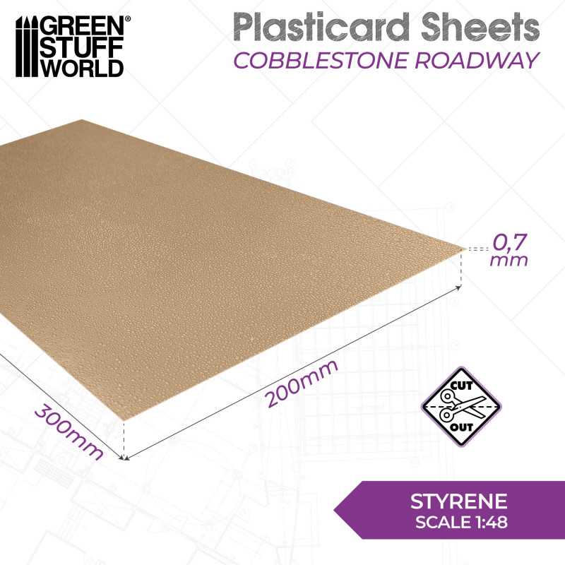 GSW Plasticard - Cobblestone-Roadway - Image 2