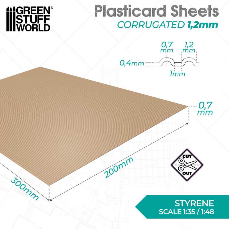GSW Plasticard - Corrugated - Image 2
