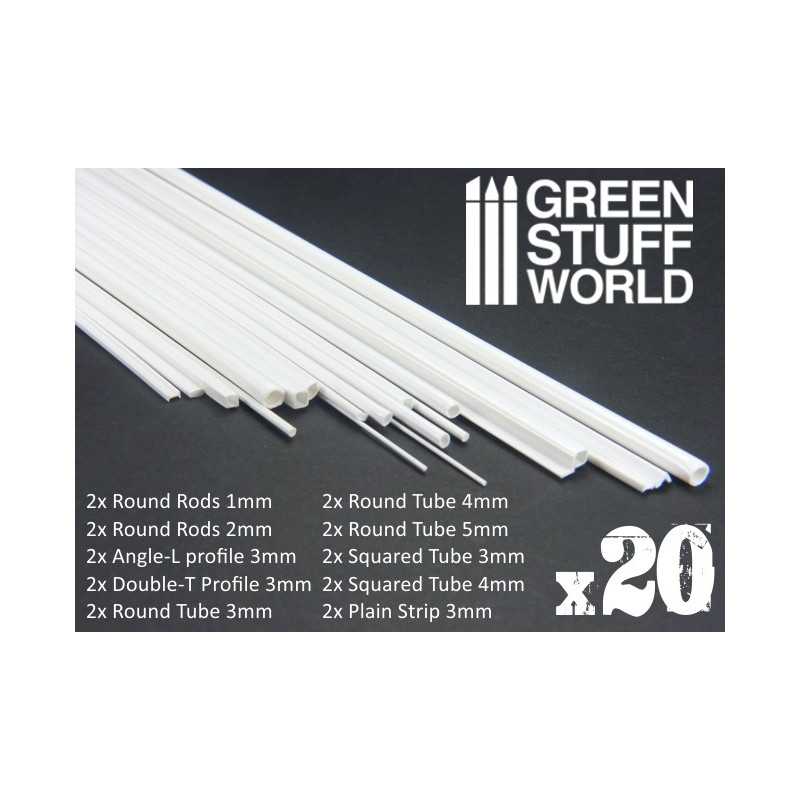 GSW Plasticard - Variety Pack - Profiles & Tubes - Image 2