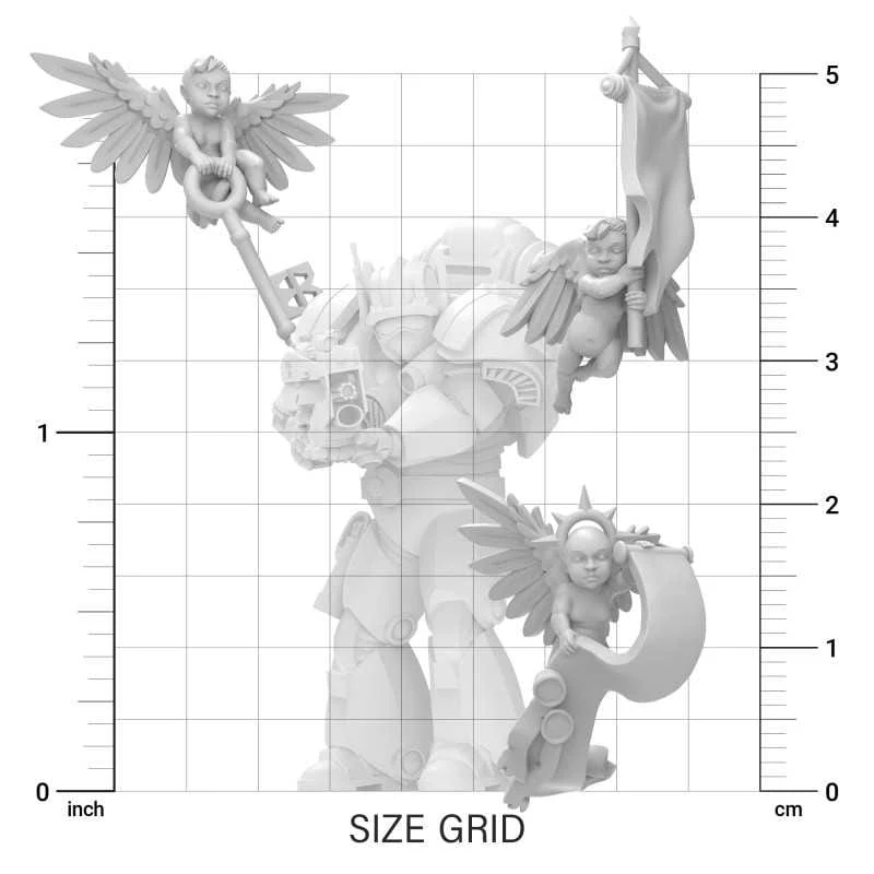 GSW Resin Basing Set - Angel Cherubs - Image 2