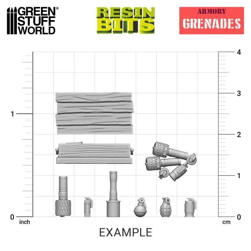 GSW Resin Basing Set - Armory Grenades - Image 2