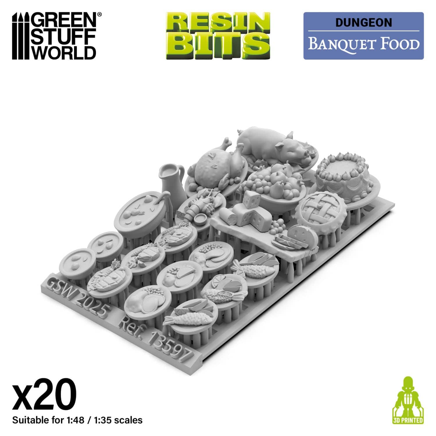GSW Resin Basing Set - Banquet Food - Image 2