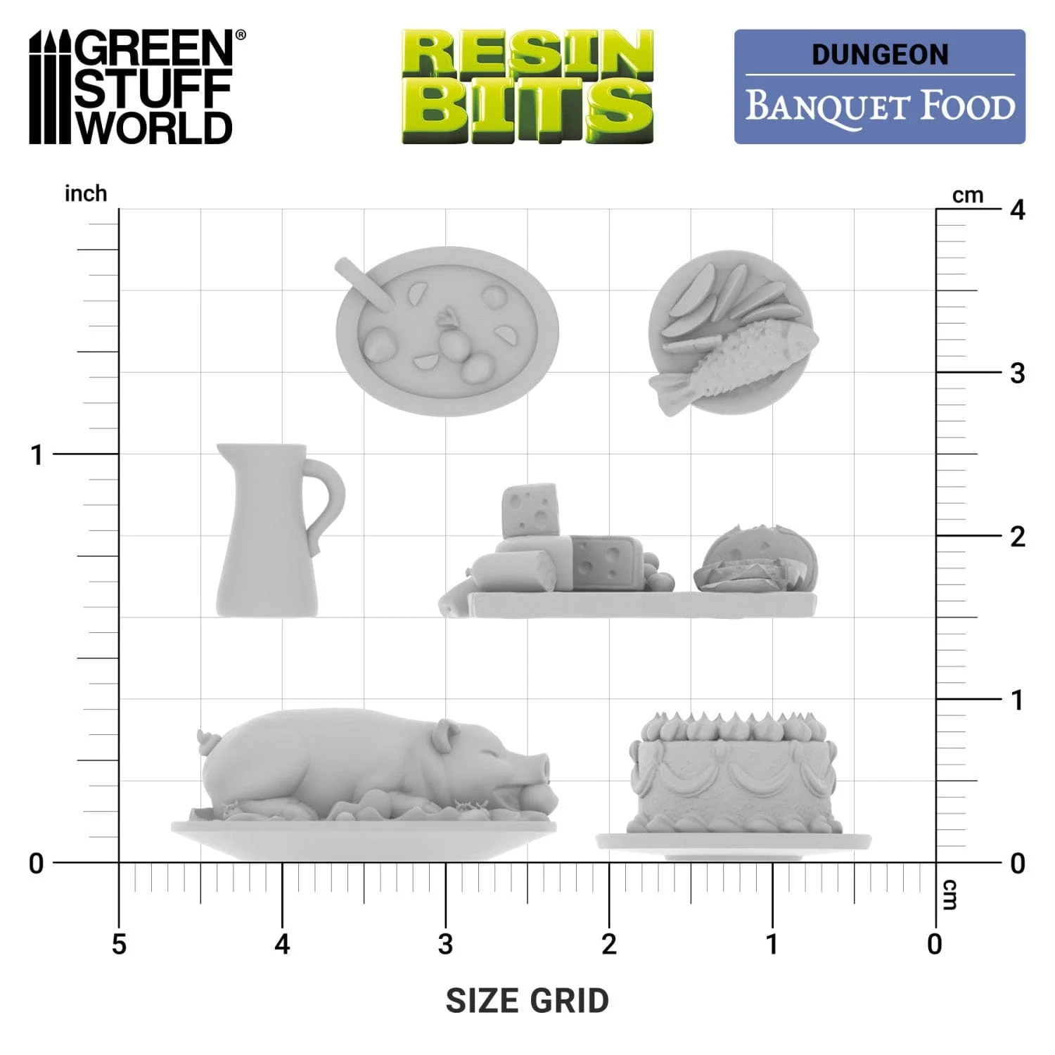 GSW Resin Basing Set - Banquet Food - Image 3