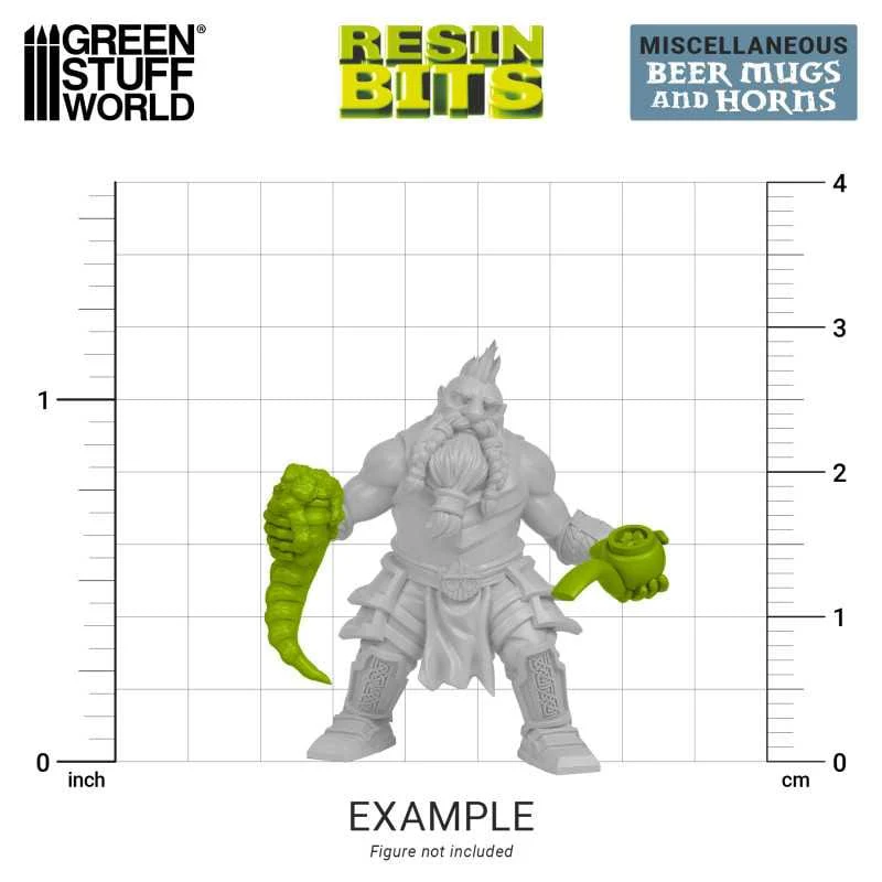 GSW Resin Basing Set - Beer Mugs and Horns - Image 4