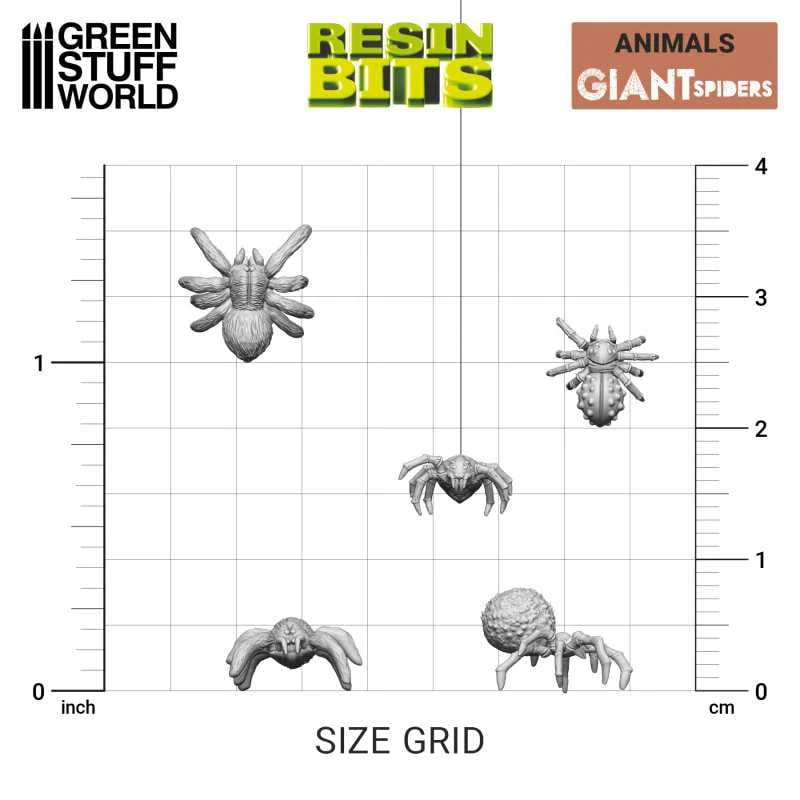 GSW Resin Basing Set - Big Spiders - Image 3