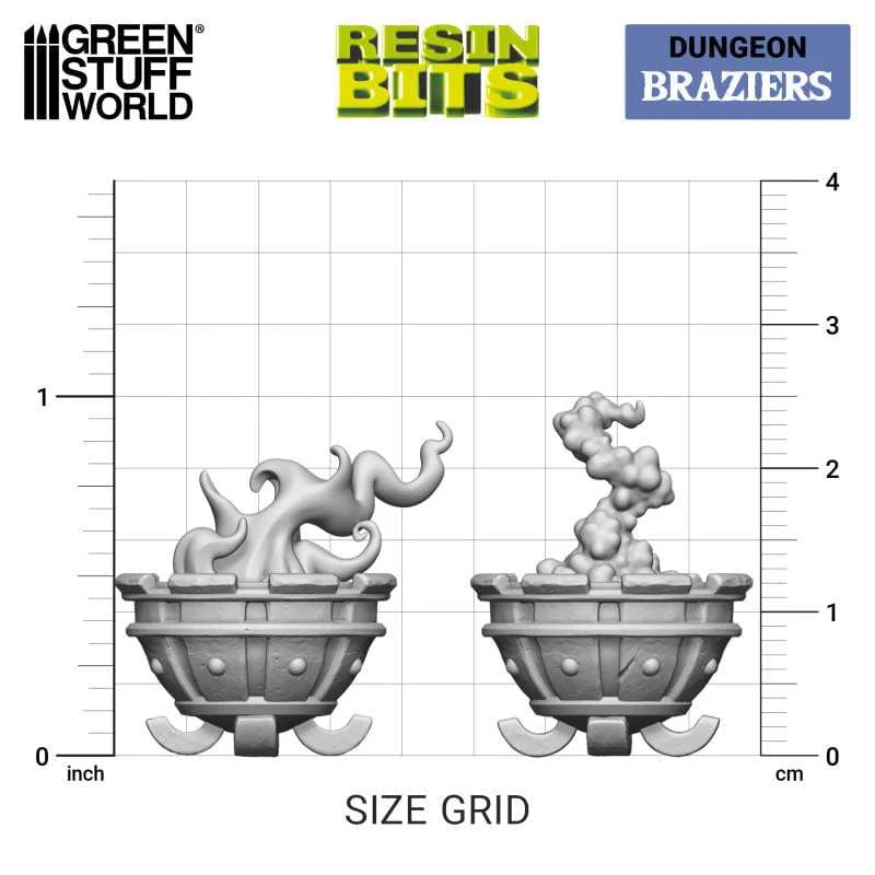 GSW Resin Basing Set - Braziers - Image 2