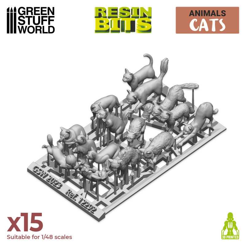 GSW Resin Basing Set - Cats - Image 2