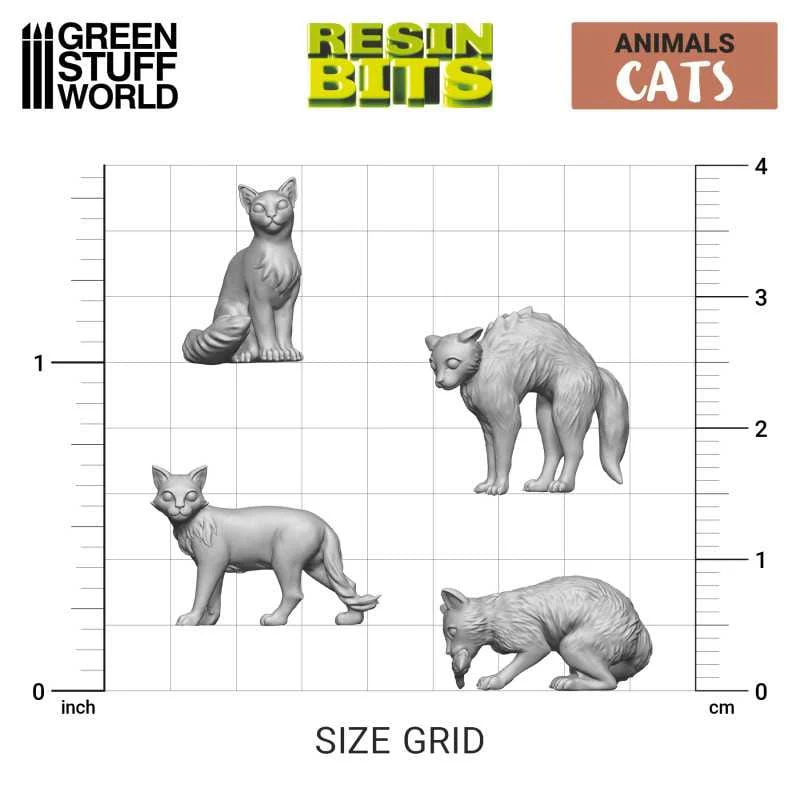 GSW Resin Basing Set - Cats - Image 3
