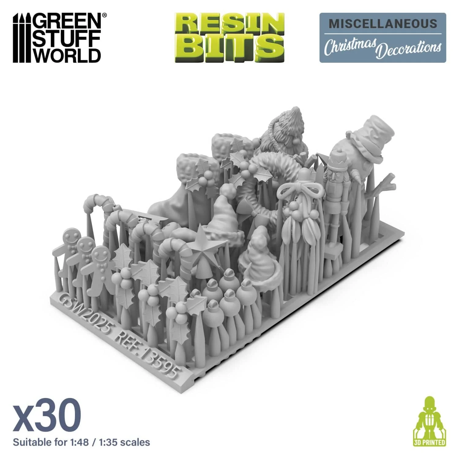 GSW Resin Basing Set - Christmas Decorations set - Image 2
