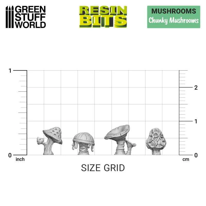GSW Resin Basing Set - Chunky Mushrooms - Image 2