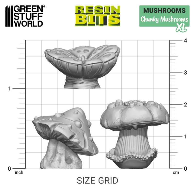 GSW Resin Basing Set - Chunky Mushrooms XL - Image 3