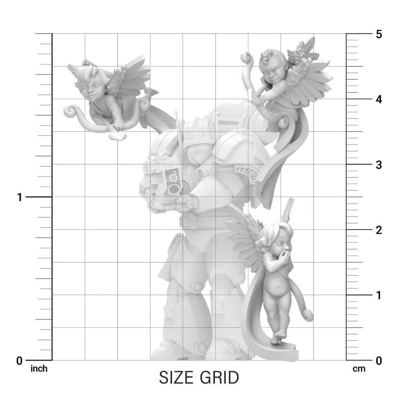 GSW Resin Basing Set - Cupid Cherubs - Image 2