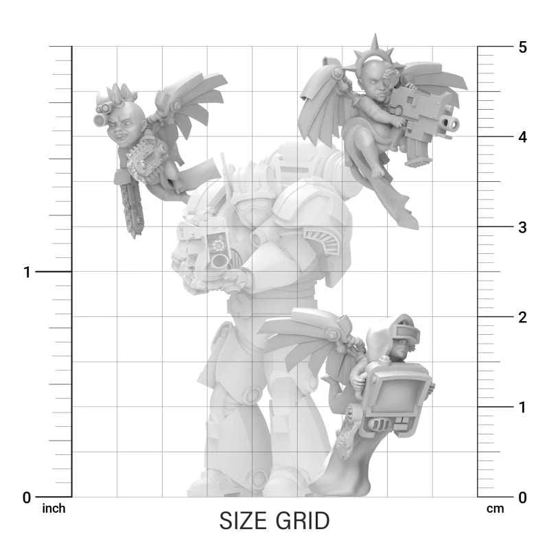 GSW Resin Basing Set - Cyber Cherubs - Image 2