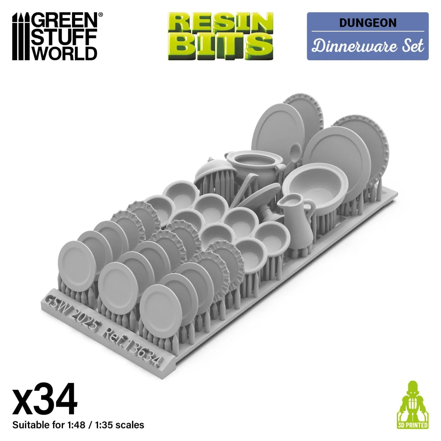GSW Resin Basing Set - Dinnerware Set - Image 2