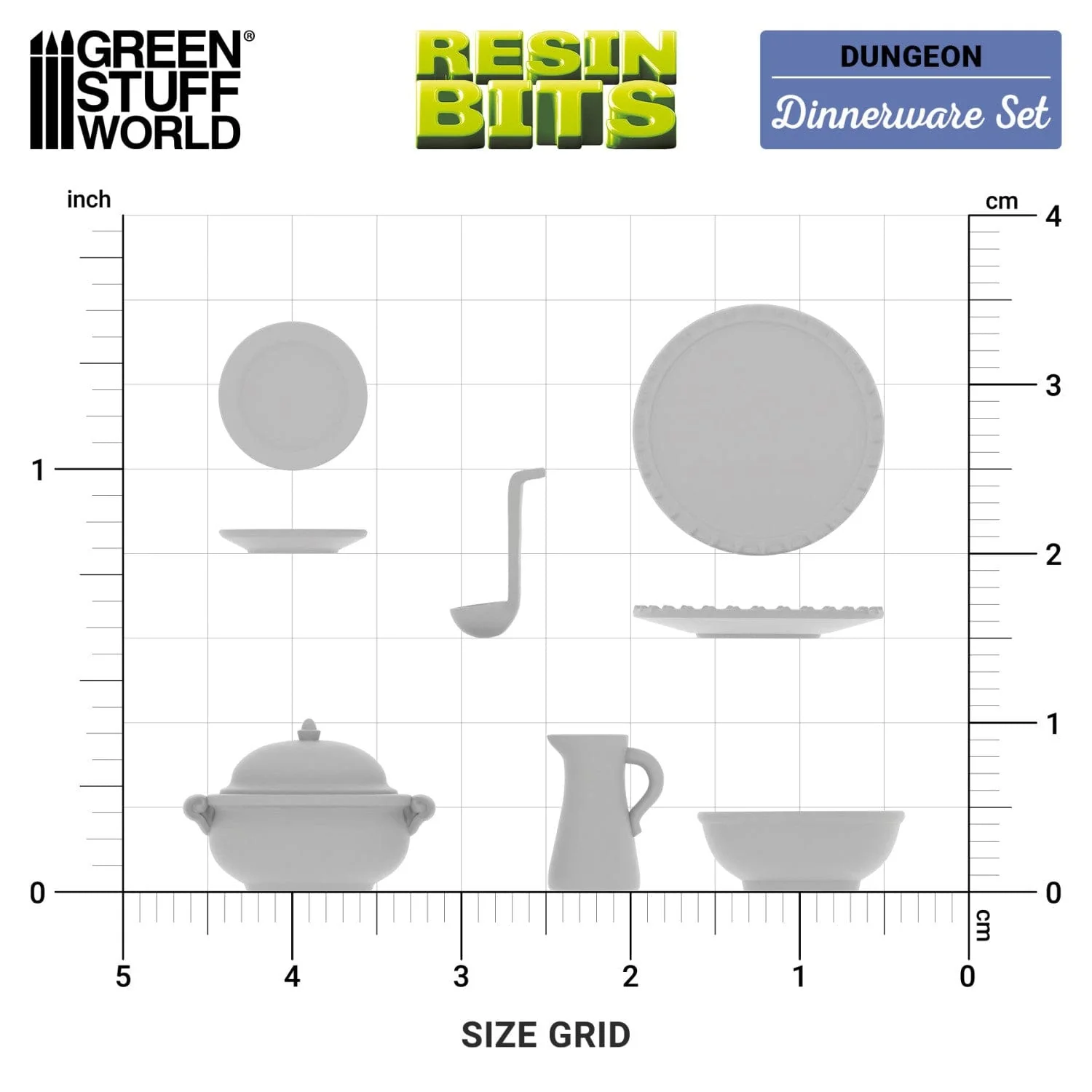 GSW Resin Basing Set - Dinnerware Set - Image 3