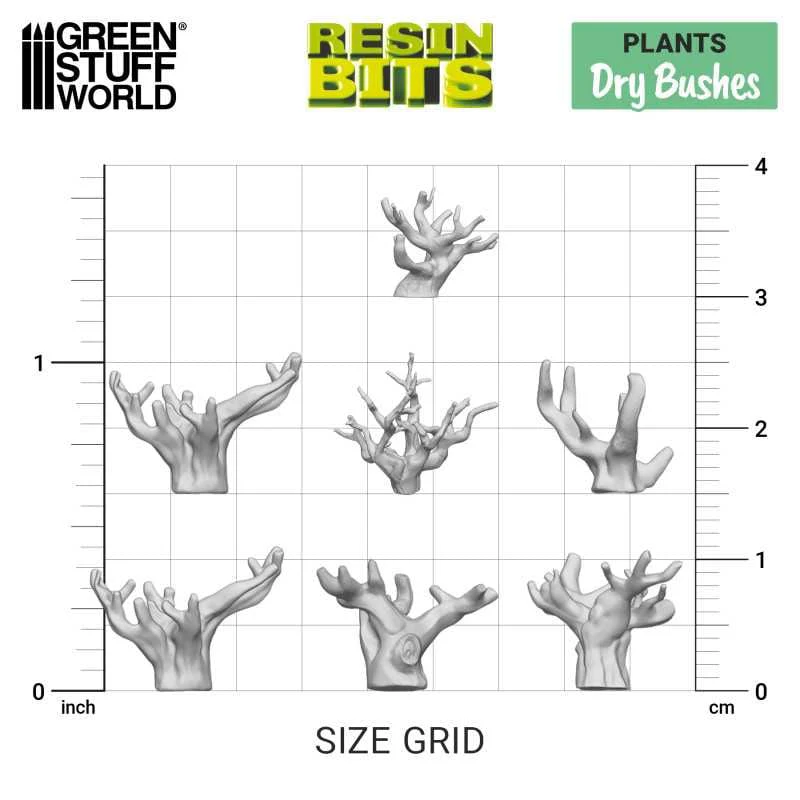 GSW Resin Basing Set - Dry Bushes - Image 4