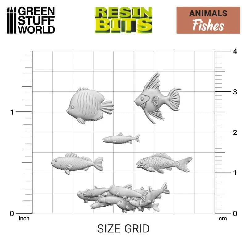 GSW Resin Basing Set - Fish Collection - Image 2