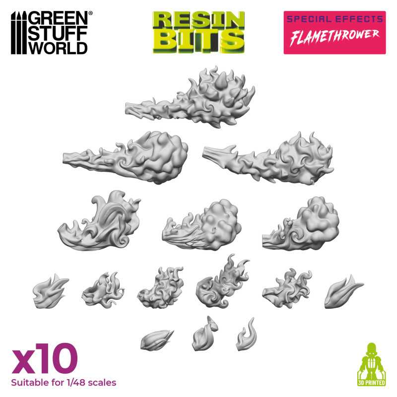 GSW Resin Basing Set - Flamethrower Special Effects