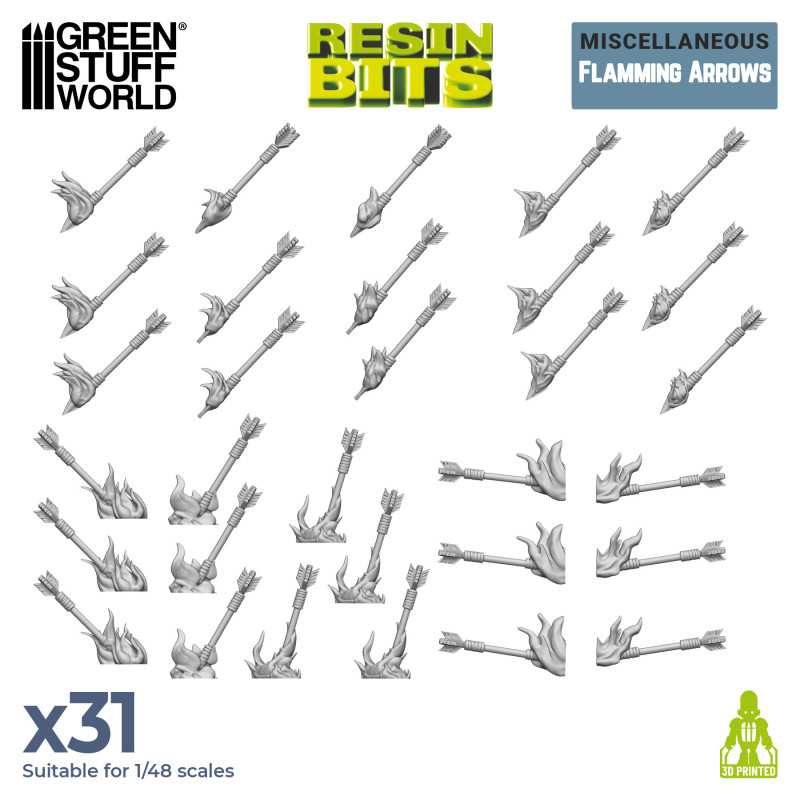 GSW Resin Basing Set - Flamming Arrows
