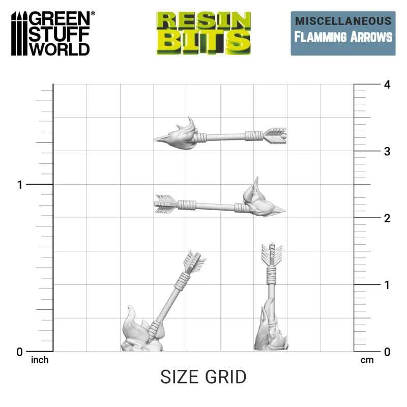 GSW Resin Basing Set - Flamming Arrows - Image 3