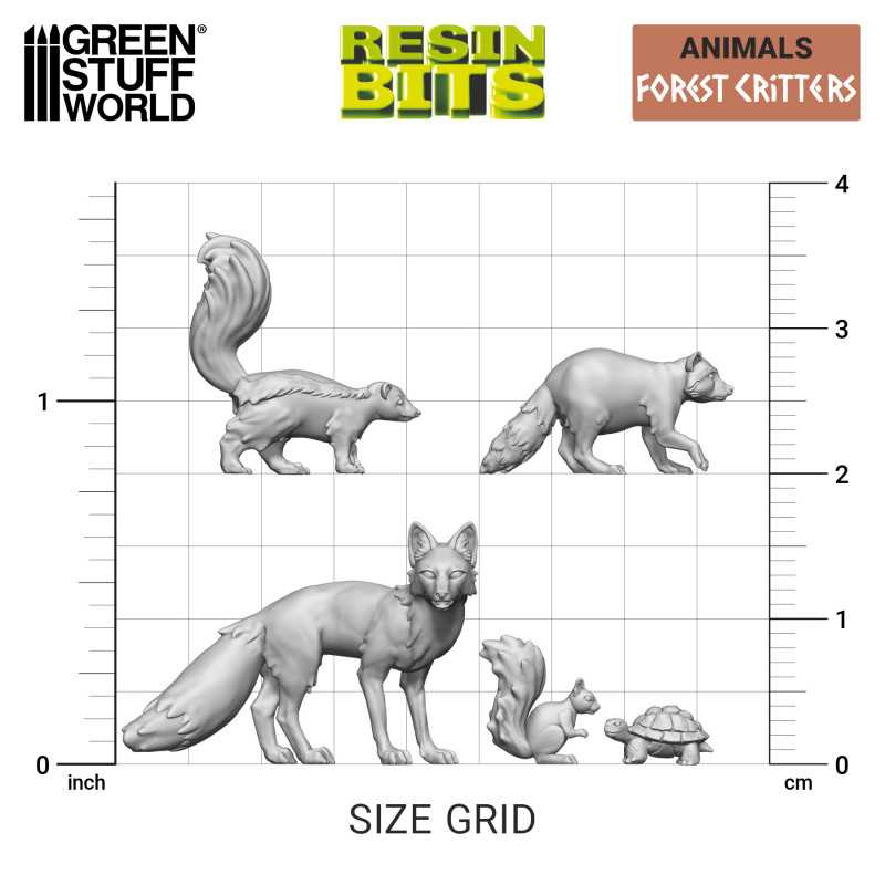 GSW Resin Basing Set - Forest Animal Critters - Image 2
