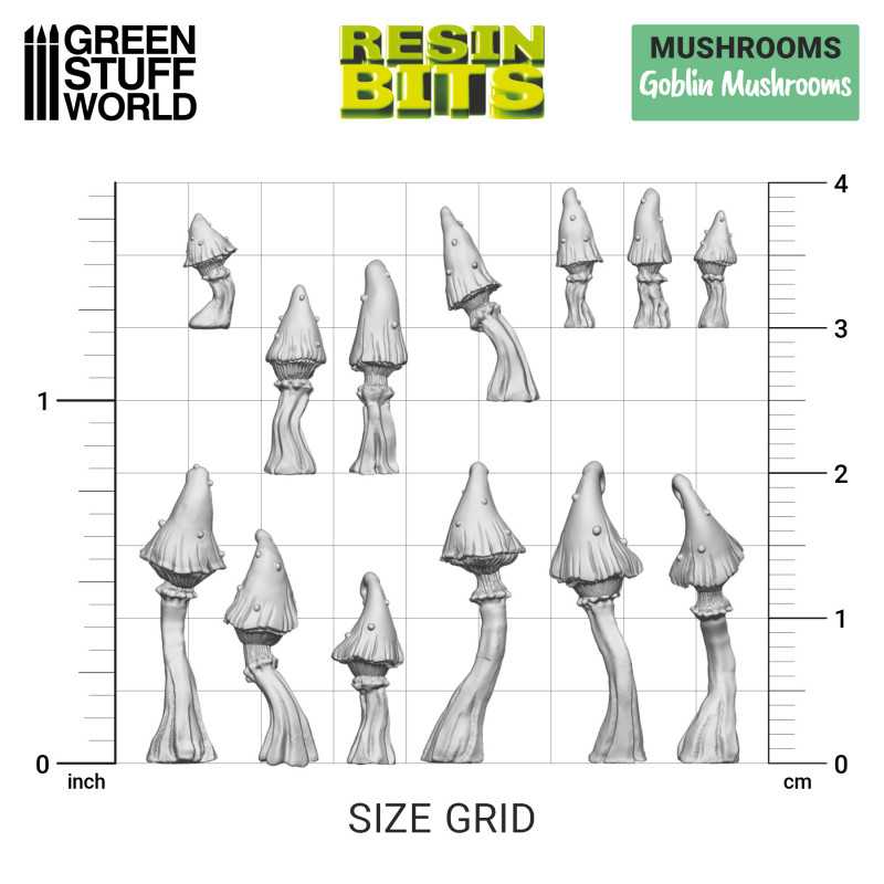 GSW Resin Basing Set - Goblin Mushrooms - Image 2