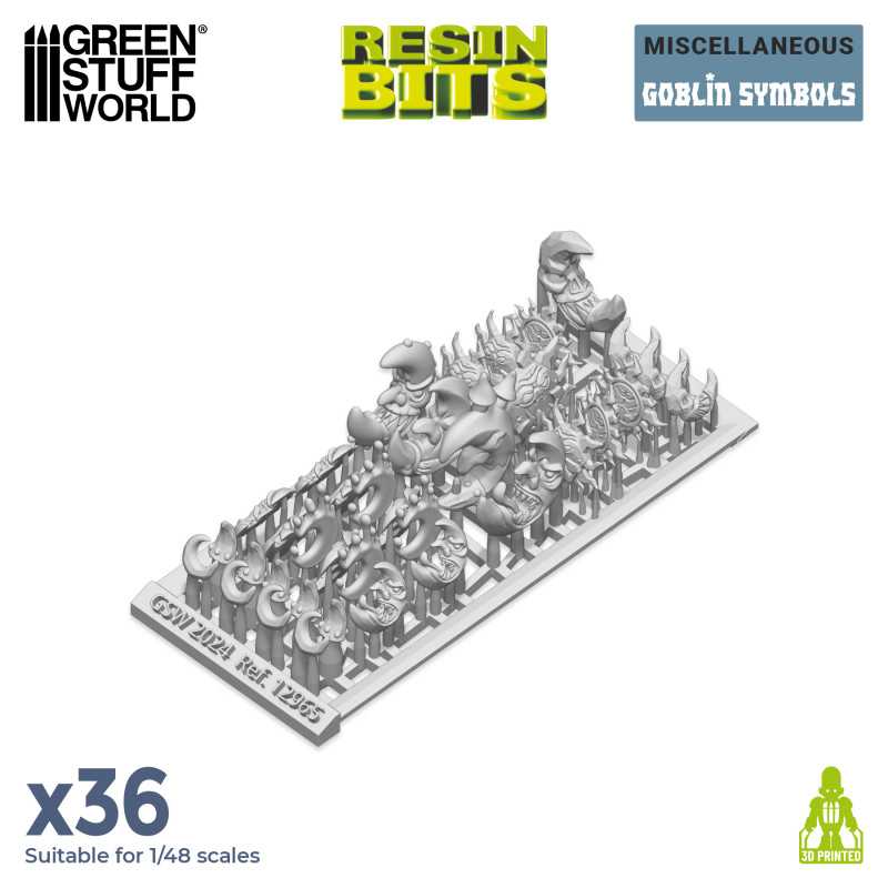 GSW Resin Basing Set - Goblin Symbols - Image 2