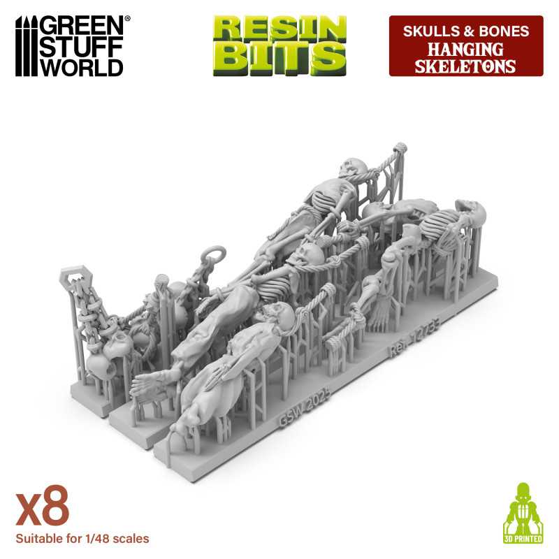 GSW Resin Basing Set - Hanging Skeletons 1:48 - Image 2