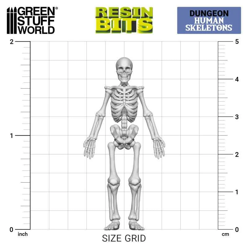 GSW Resin Basing Set - Human Skeletons 1:48 - Image 4