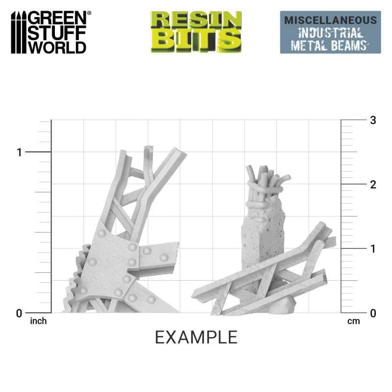 GSW Resin Basing Set - Industrial Metal Beams - Image 2