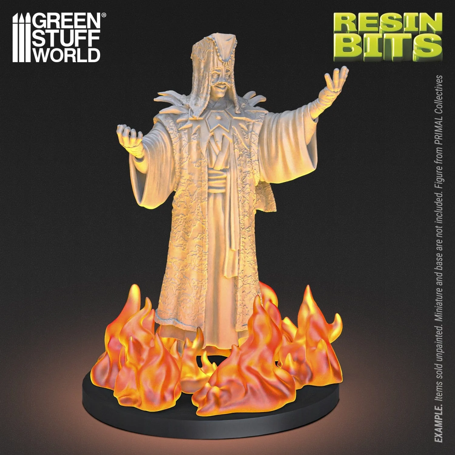 GSW Resin Basing Set - Large Fire Flames - Image 2