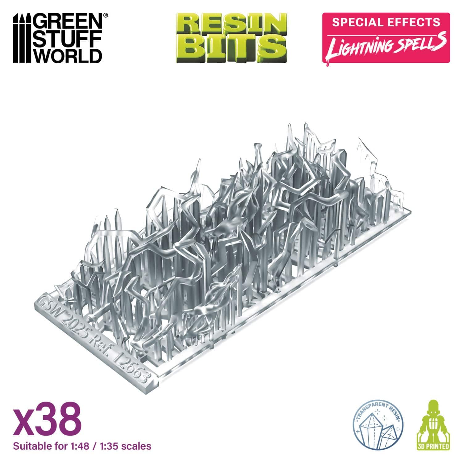 GSW Resin Basing Set - Lightning Spells - Image 3