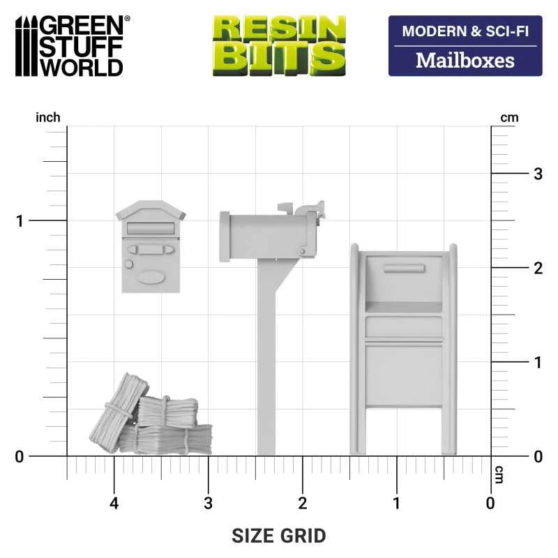 GSW Resin Basing Set - Mailboxes - Image 2