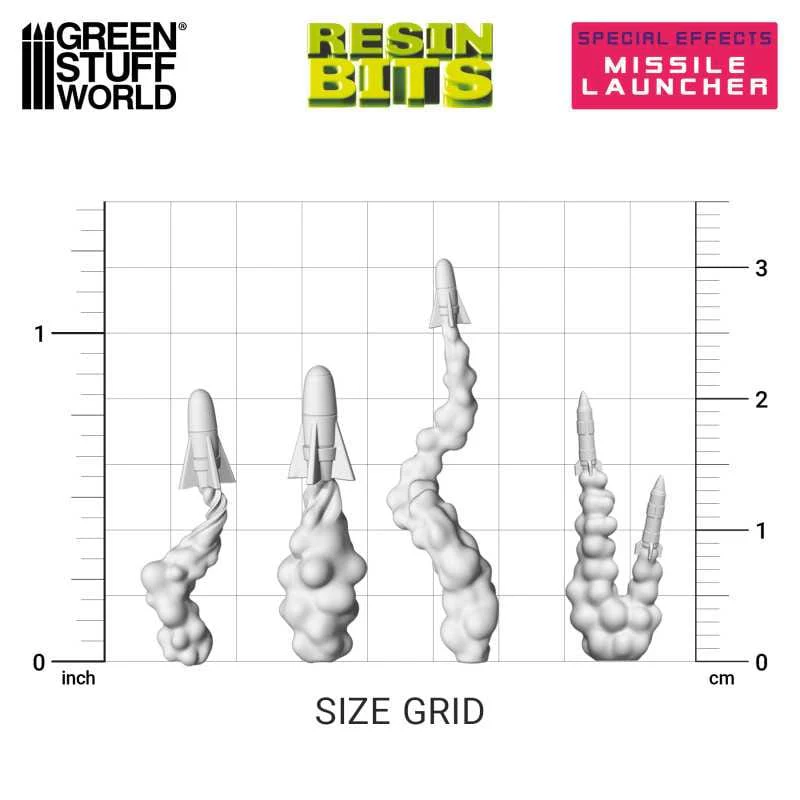 GSW Resin Basing Set - Missile Launcher Special Effects - Image 3