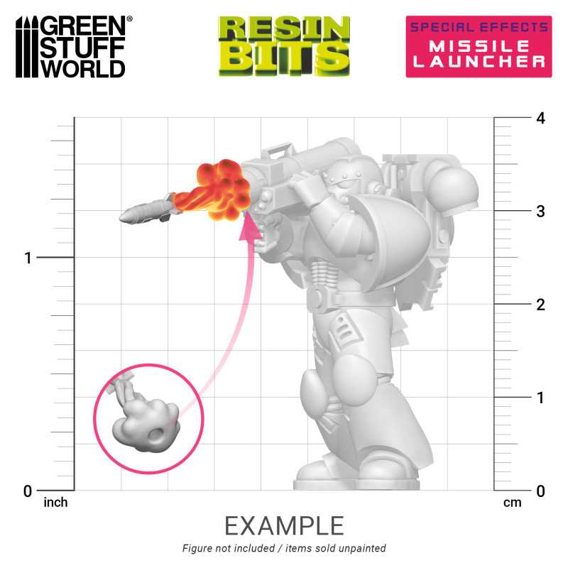 GSW Resin Basing Set - Missile Launcher Special Effects - Image 4