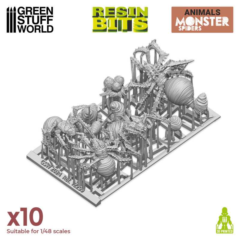 GSW Resin Basing Set - Monster Spiders - Image 2